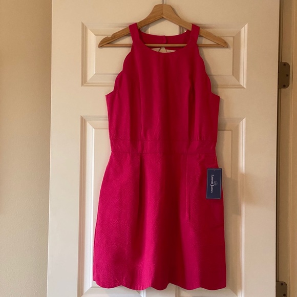 Lauren James Dresses & Skirts - Lauren James Seersucker Scallop Edge Dress